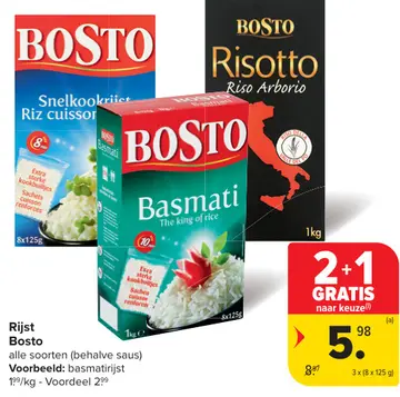 Aanbieding: Rijst Bosto