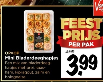 Aanbieding: Mini Bladerdeeghapjes