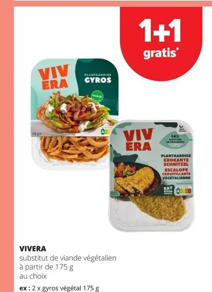 Offre: Substitut de viande végétalien