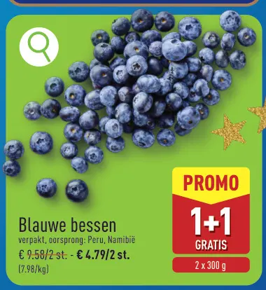 Promotie: Blauwe bessen