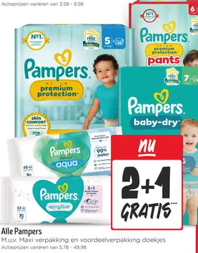 Aanbieding: Alle Pampers