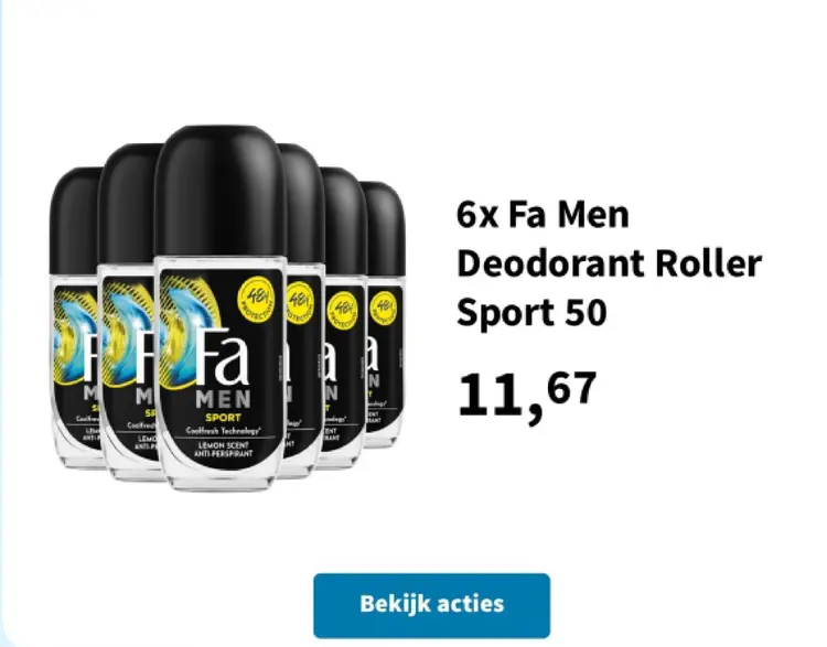 Promotie: Deodorant Roller Sport 50