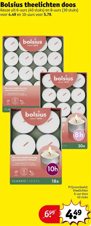 Promotie: Theelichten doos