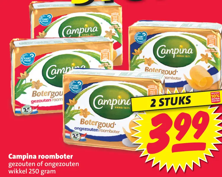 Aanbieding: Campina roomboter