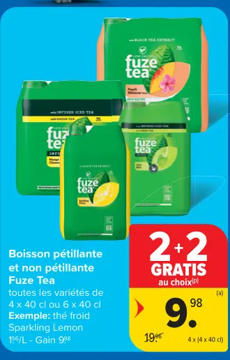 Offre: Fuze Tea