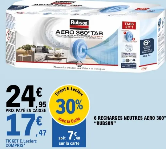 Offre: Recharges neutres Aero 360°