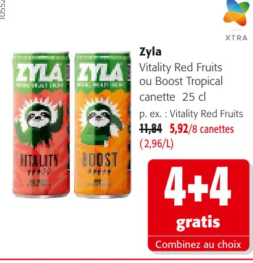 Offre: Vitality Red Fruits ou Boost Tropical