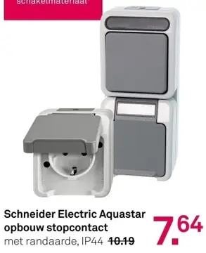 Aanbieding: Aquastar opbouw stopcontact