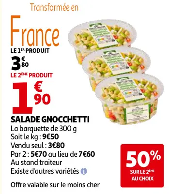 Promotie: Salade gnocchetti