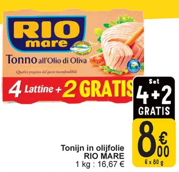 Aanbieding: Tonijn in olijfolie