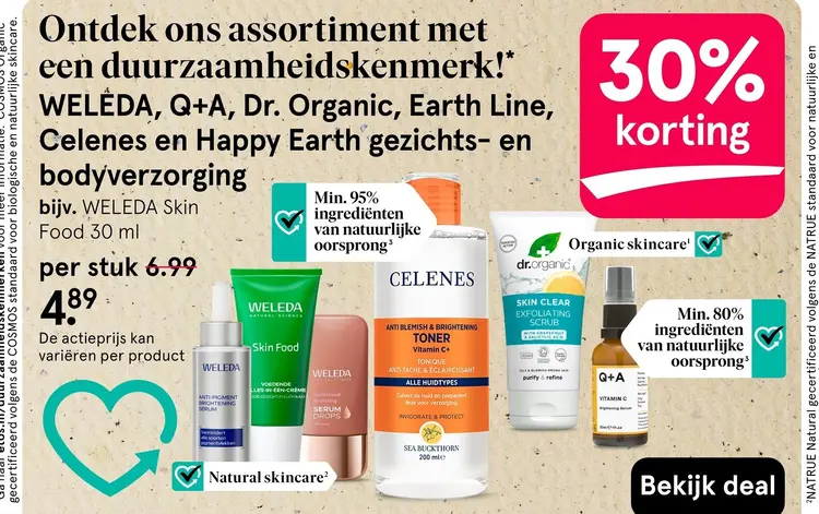 Aanbieding: Gezichts- en bodyverzorging