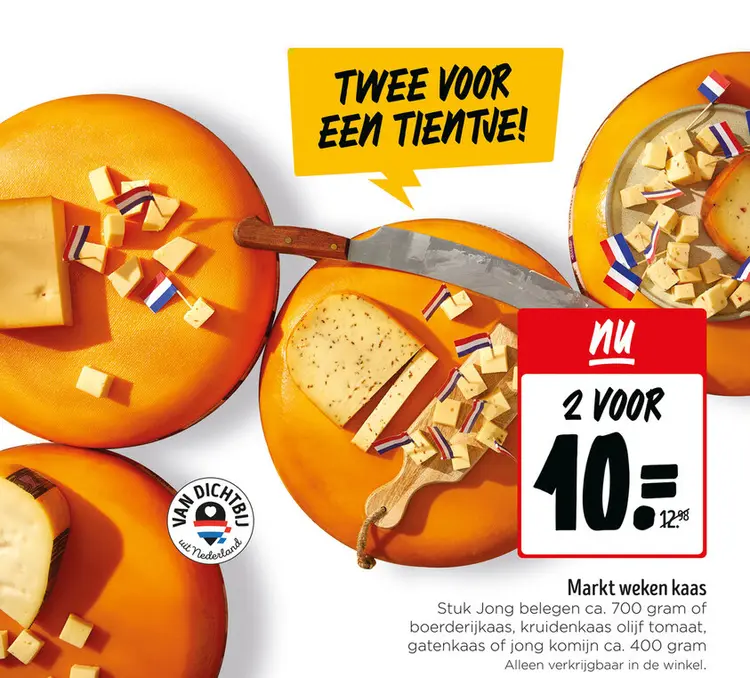Aanbieding: Markt weken kaas