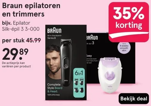Aanbieding: Epilatoren en trimmers