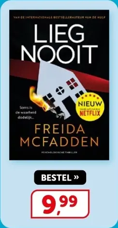 Aanbieding: Boek - Lieg Nooit