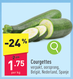 Aanbieding: Courgettes