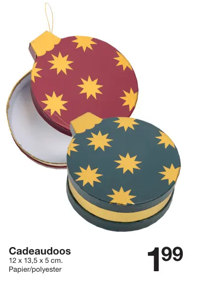 Aanbieding: Kerstballen doosjes