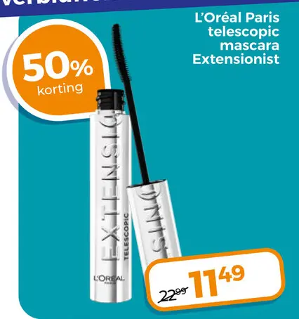 Aanbieding: telescopic mascara Extensionist