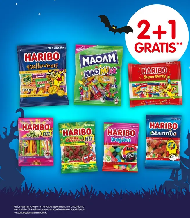 Aanbieding: HARIBO and MAOAM assortment