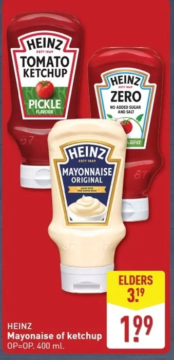 Aanbieding: Mayonaise of ketchup