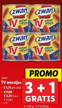 Aanbieding: TV worstjes