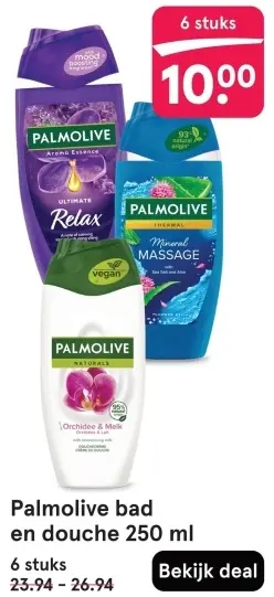 Aanbieding: Bad en douche 250 ml