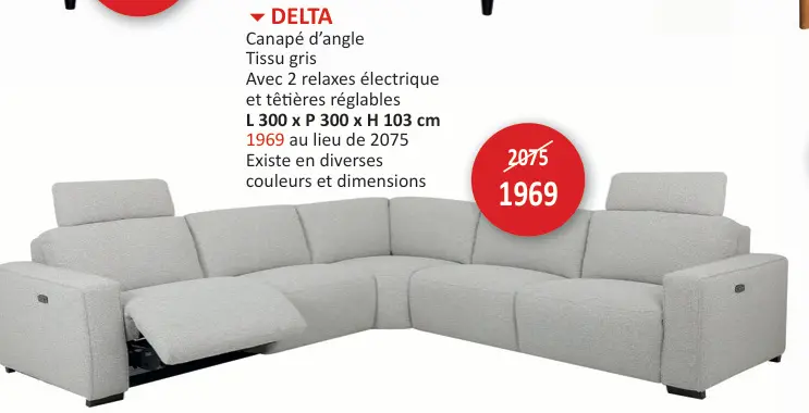 Offre: Canapé d'angle