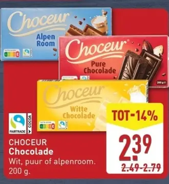 Aanbieding: CHOCEUR Chocolade