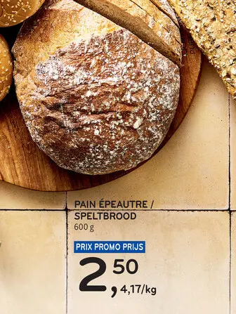 Offre: Pain épeautre / speltbrood