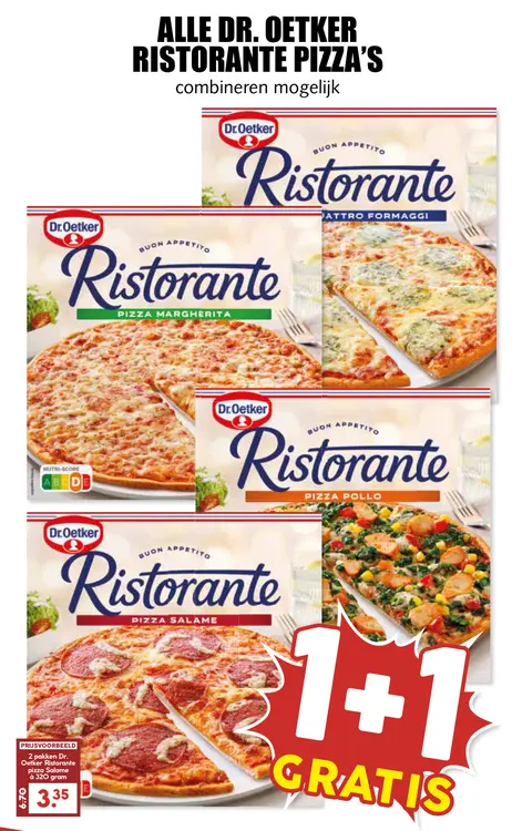 Aanbieding: Ristorante Pizza's