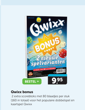 Aanbieding: Qwixx bonus