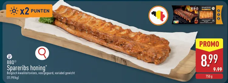 Promotie: Spareribs honing