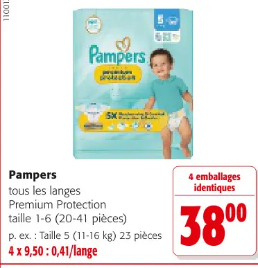 Offre: Tous les langes Premium Protection