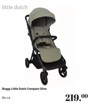 Aanbieding: Buggy Little Dutch Compact Olive