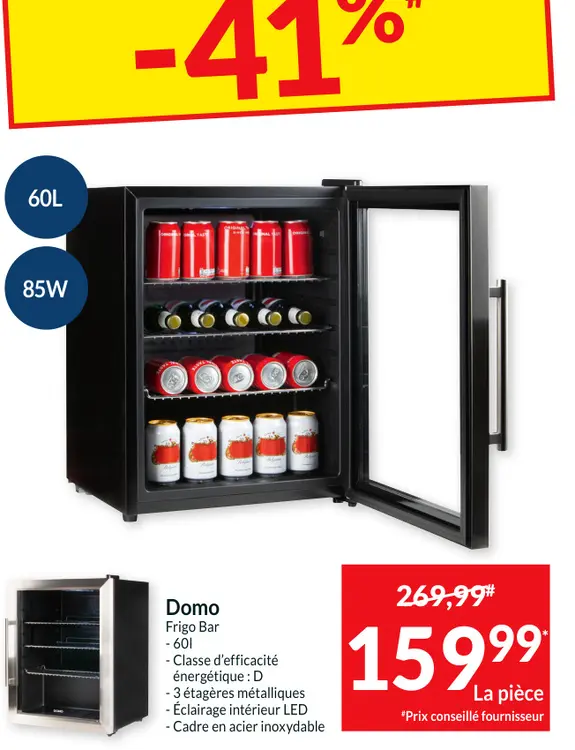 Offre: Frigo Bar
