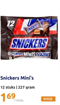 Aanbieding: Snickers Mini&apos;s