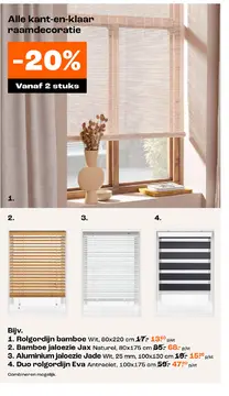 Aanbieding: Alle kant en klaar raamdecoratie
