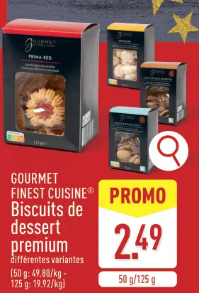 Offre: Biscuits de dessert premium