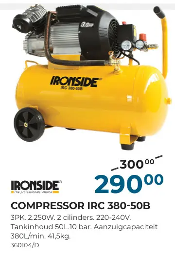 Promotie: Compressor irc 380-50b