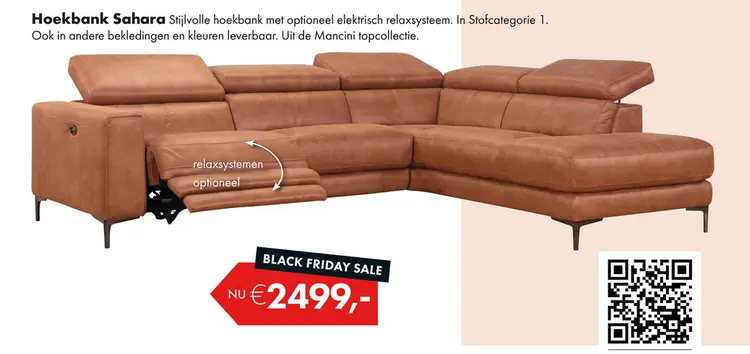 Aanbieding: Sahara hoekbank