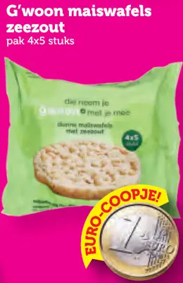 Aanbieding: Maiswafels zeezout
