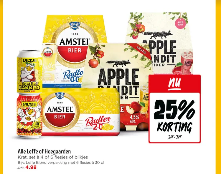 Aanbieding: Alle Leffe of Hoegaarden