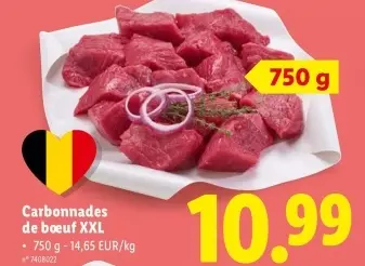 Offre: Carbonnades de boeuf XXL