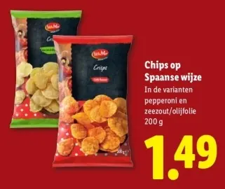 Aanbieding: Chips op Spaanse wijze