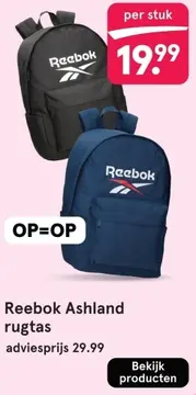 Aanbieding: Reebok Ashland rugtas