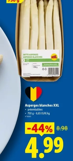 Offre: Asperges blanches XXL
