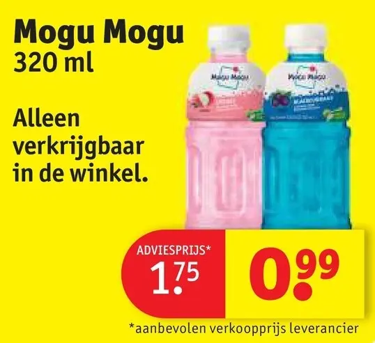 Aanbieding: Mogu Mogu 320 ml