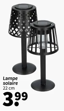 Offre: Lampe solaire