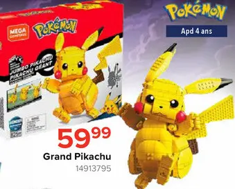 Offre: Grand Pikachu