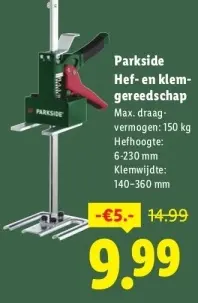 Aanbieding: Hef- en klemgereedschap