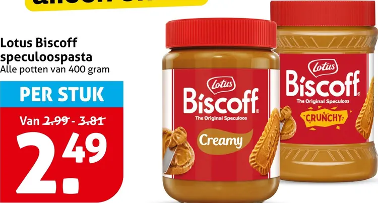 Aanbieding: Speculoospasta